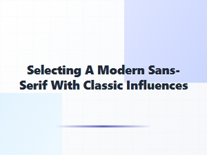 A Contemporary Serif with Timeless Proportions