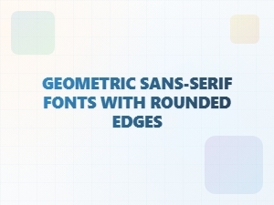 The Charm of Soft Geometric Sans-Serifs